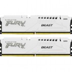 Memorie RAM Kingston FURY Beast White 64GB DDR5 6000MHz CL30 Dual Channel Kit